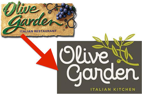 The Olive Garden And Their New Logo Caosh